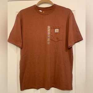 Carhartt Men’s Utility Short Sleeve Rust Orange Large T-Shirt.            2862-I